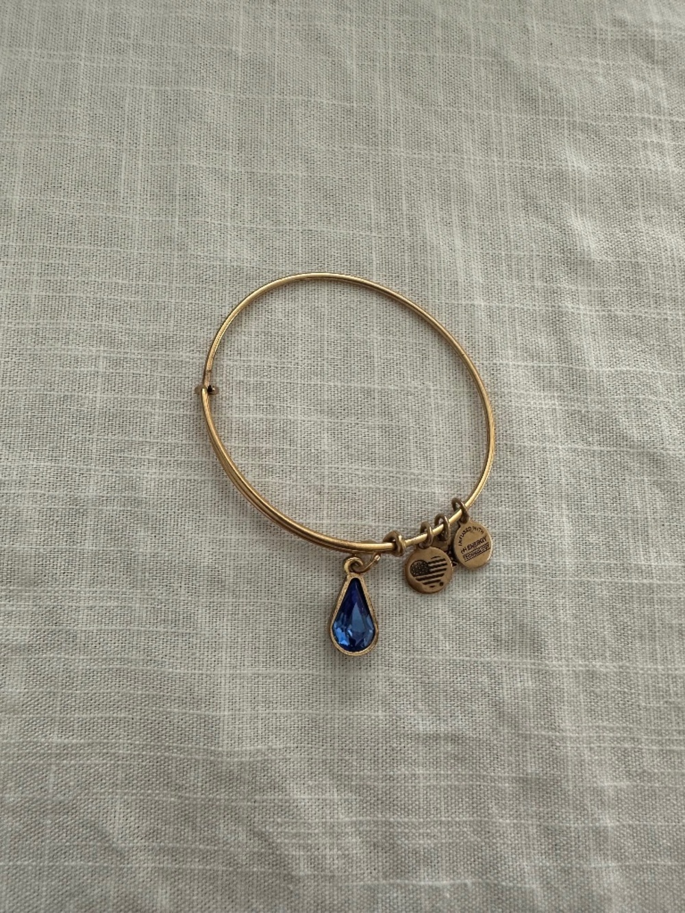 Alex and Ani Sapphire bangle